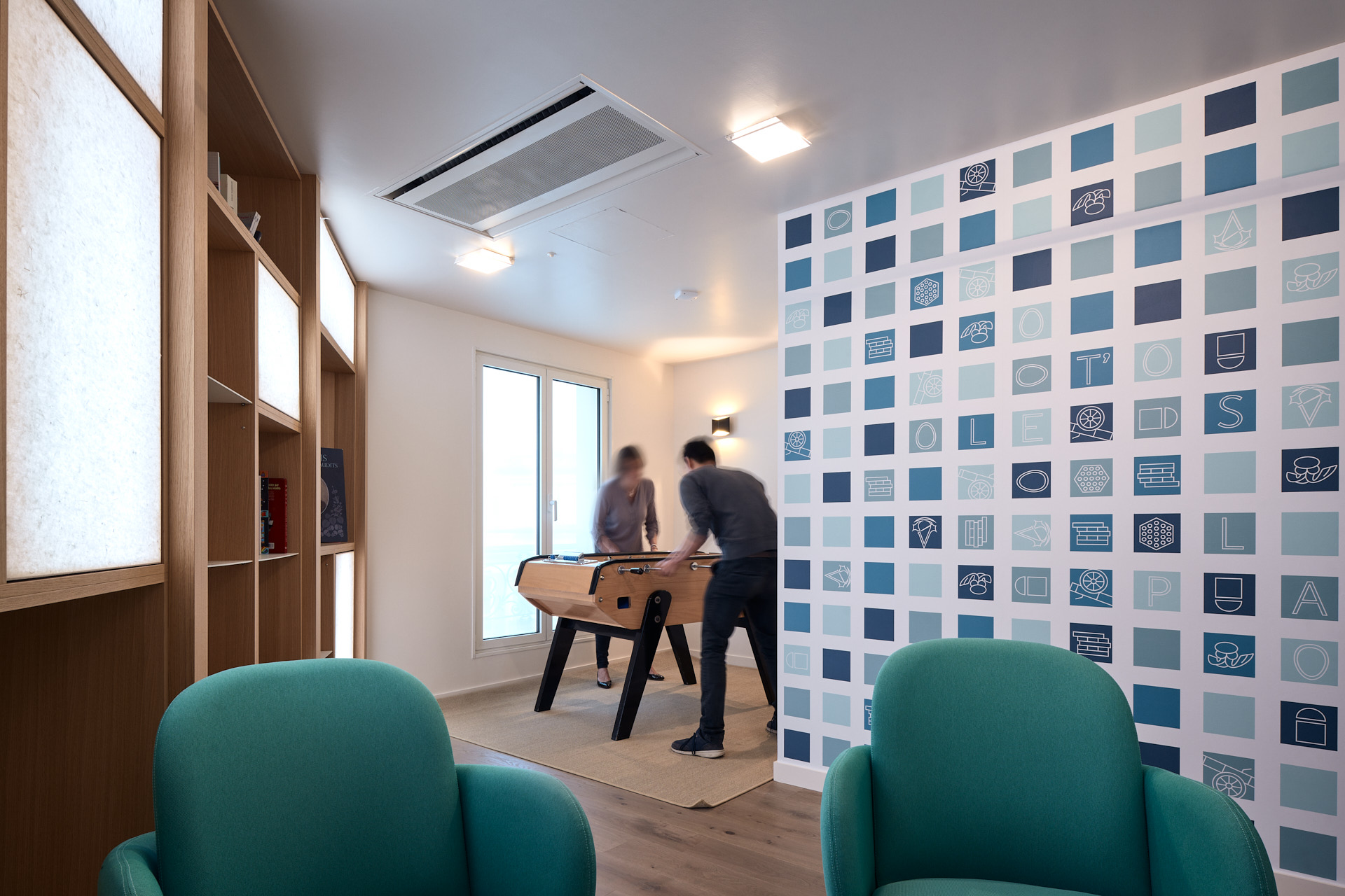 Environmental graphic design project, LinkedIn HQ Paris, Paris, Seek Design